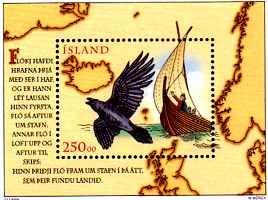 In Island hat es der Landsp&auml;her Rabe sogar auf eine Briefmarke gebracht