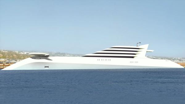 Wie aus einer anderen Welt &ndash; aber der Superyacht A verwandt