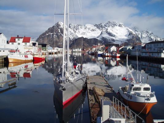 W&auml;hrend des ersten Norwegen-T&ouml;rns auf Svolvaer/Lofoten