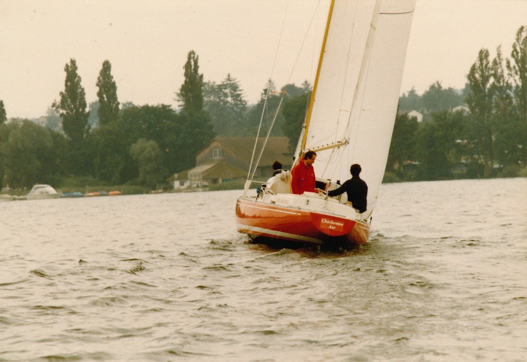 Knapp drei Jahrzehnte war das Boot rot