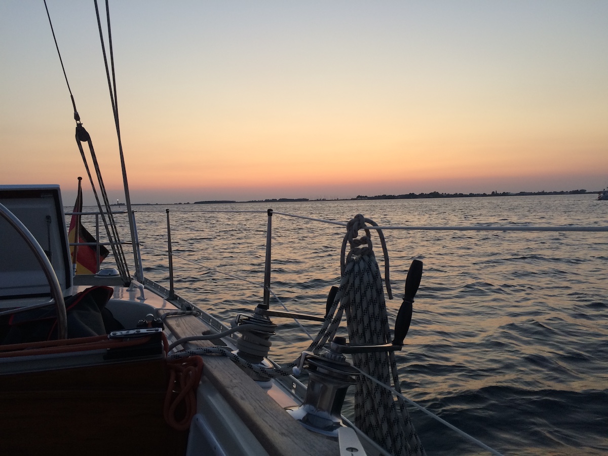 Augustabend vor Fehmarn
