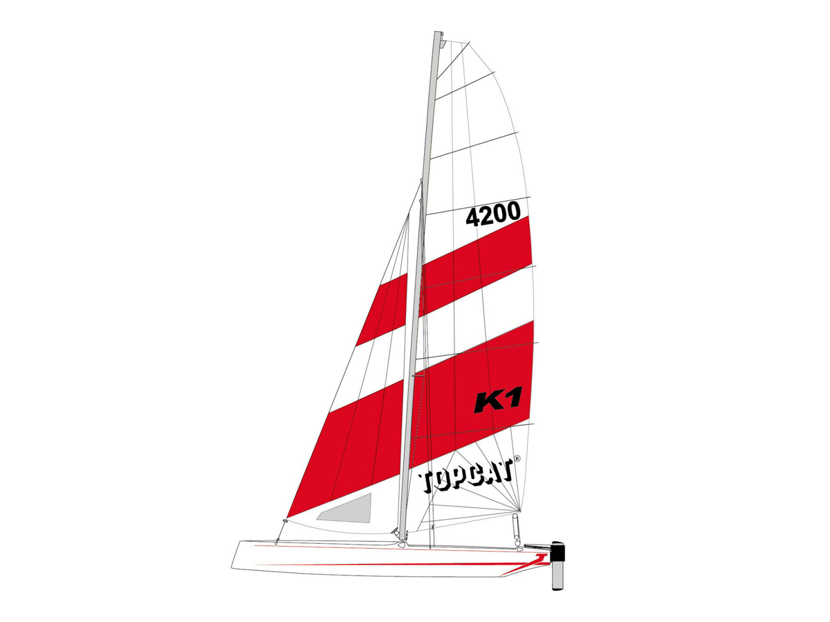 Topcat K1 Segelriss