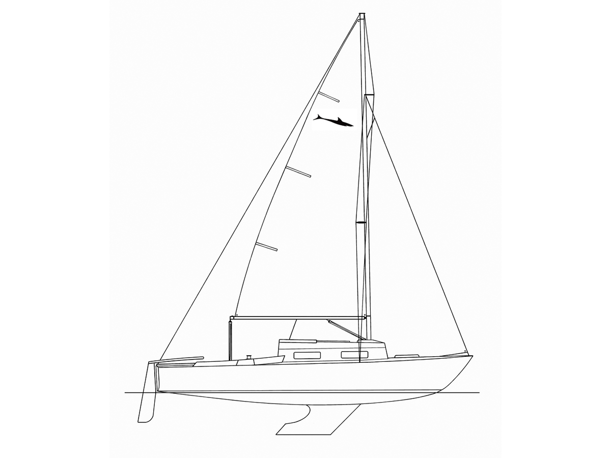 Segelriss Shark 24