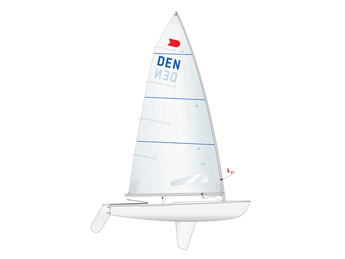 Segelriss OK-Jolle