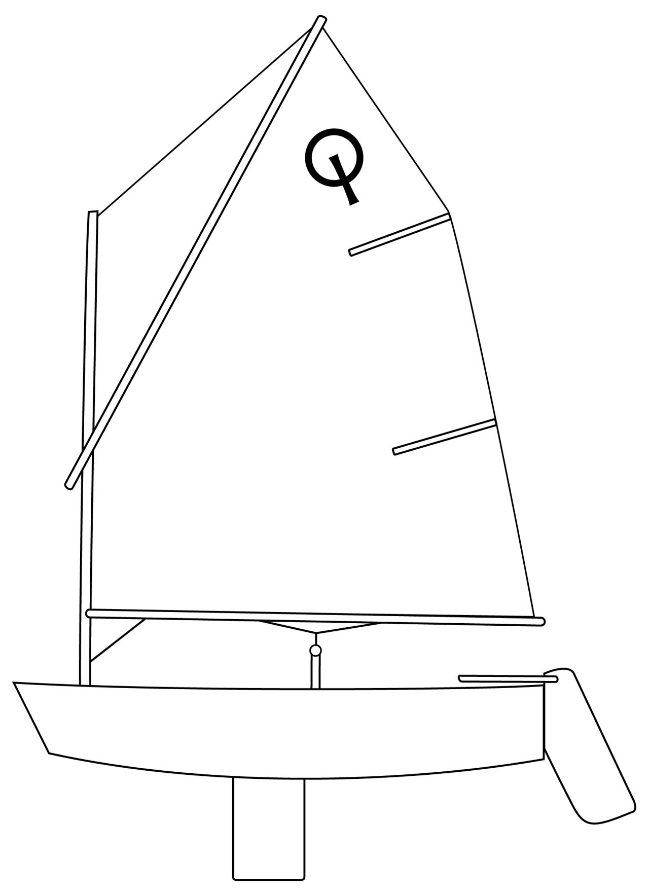 Segelriss Optimist