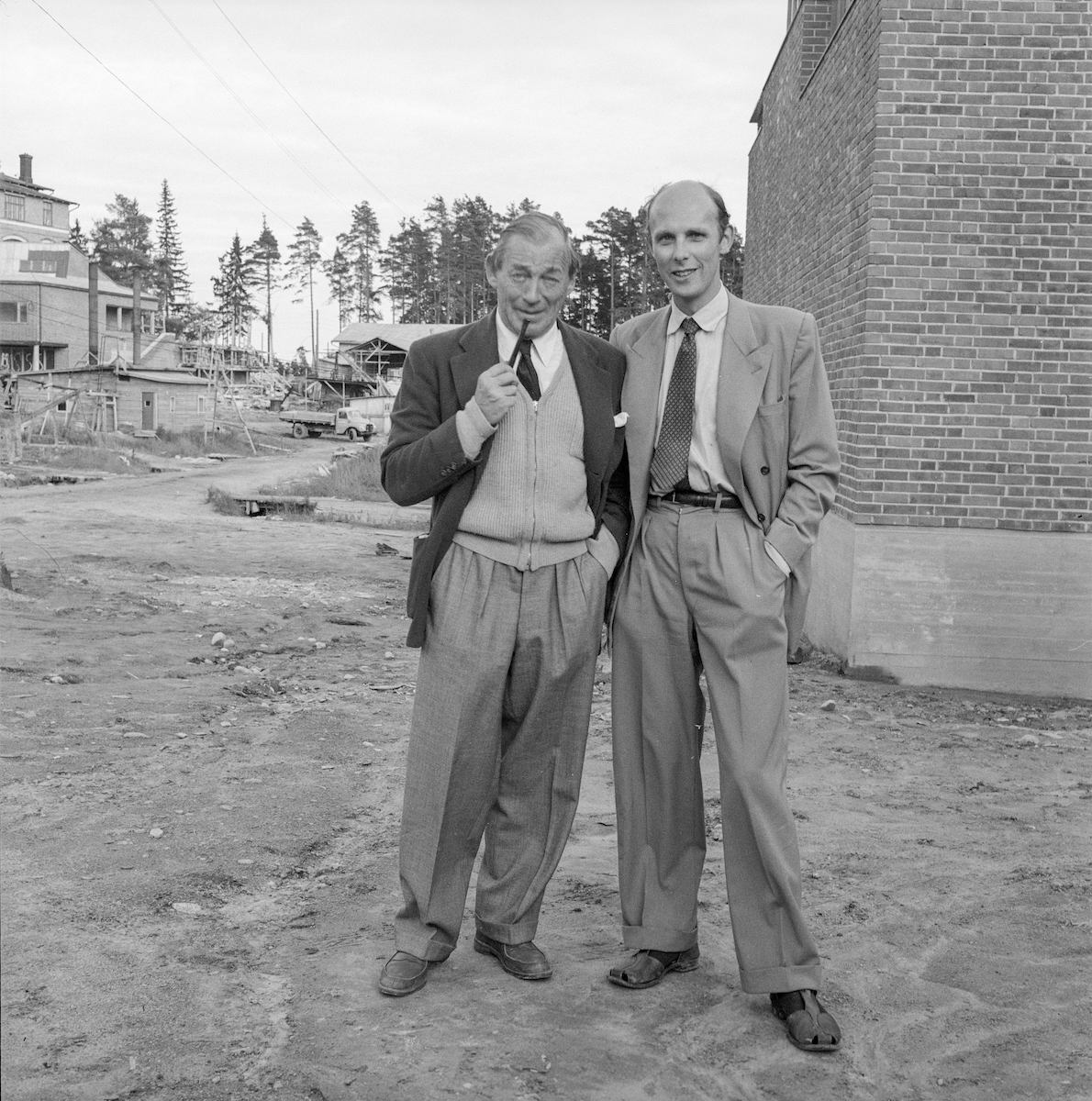 Freund Alvar Aalto und der junge G&ouml;ran Schildt