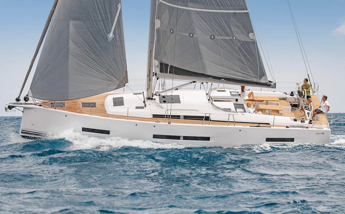 Hanse 510 mit Allroundfock und Gro&szlig;
