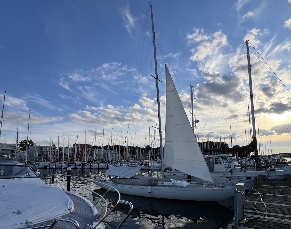 Diese 19 qm Starkwindfock ist auf Am-Wind-Kurse f&uuml;r 5&ndash;7&nbsp;Windst&auml;rken zugeschnitten