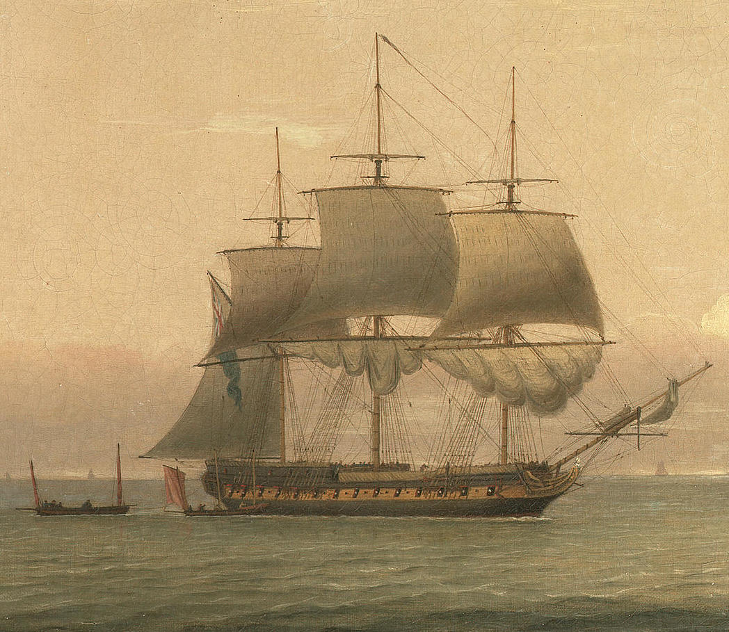 Die Anson, Gem&auml;lde von Thomas Luny (1807)