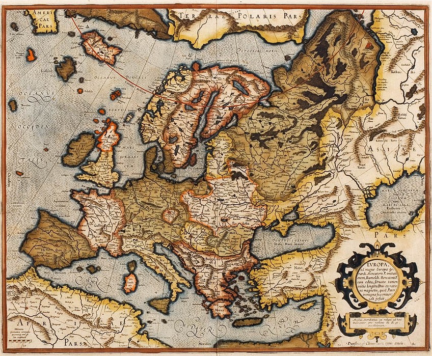 Eigentlich war Mercator ein Meister der akkuraten Kartografie &ndash; eigentlich. Karte von 1595