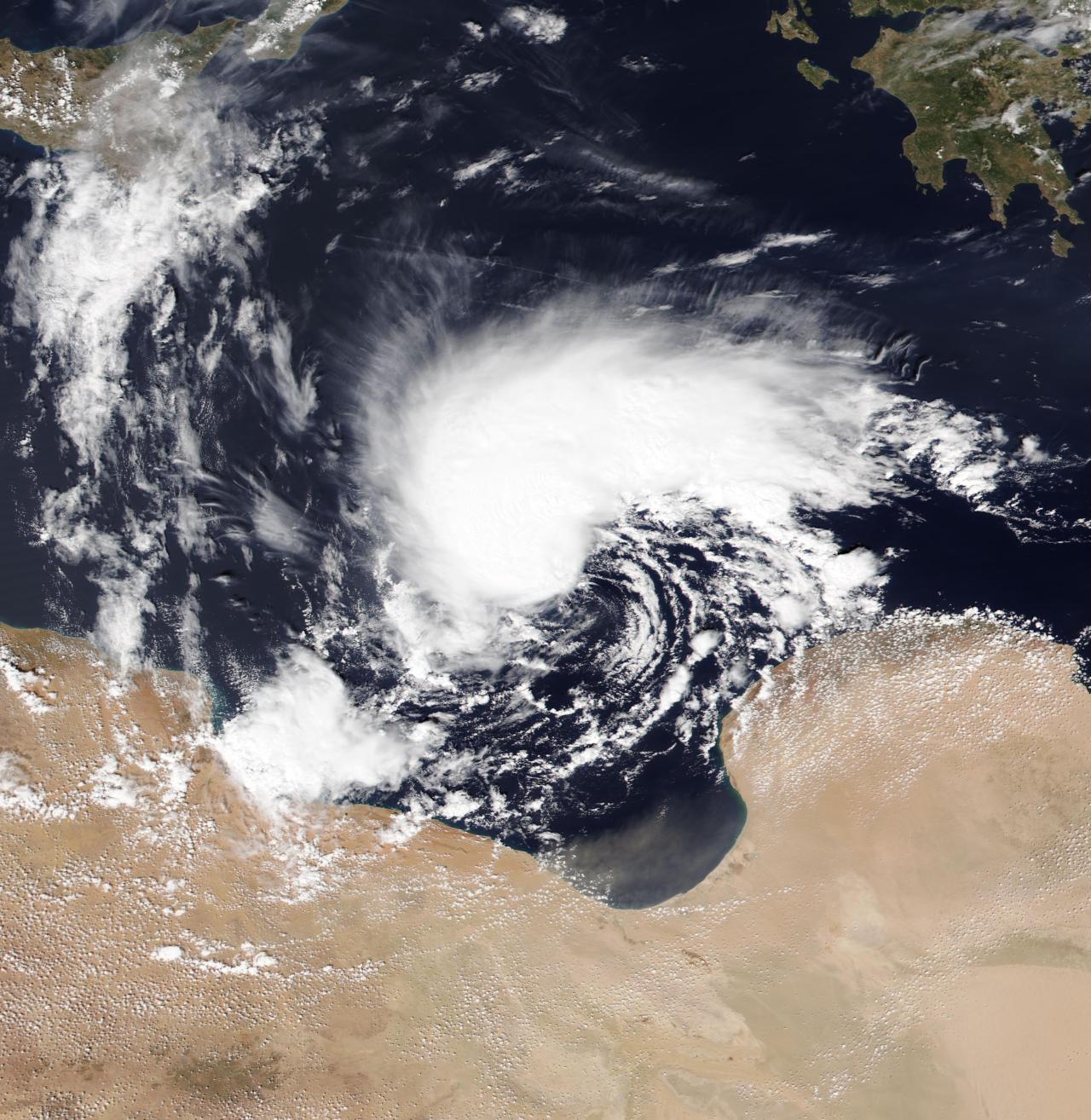 Medicane Daniel 2023 &copy; wikipedia, public domain