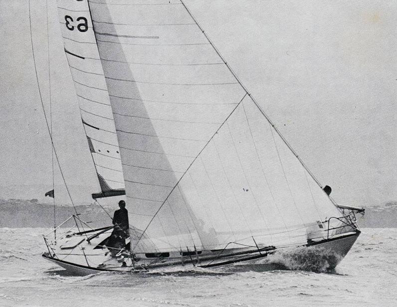Der erfolgreiche Dick Carter Eintonner &bdquo;Optimist B&ldquo; Baujahr 1970