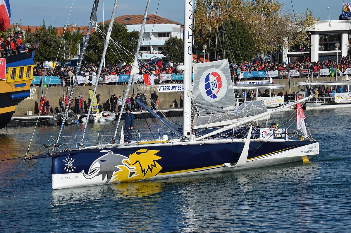 &bdquo;Gitana 16&ldquo; der IMOCA‑60-Klasse, der letzte Einr&uuml;mpfer des Segelrennstalls im November 2016
