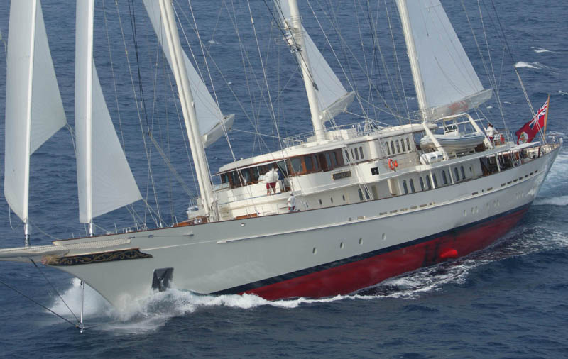 Der 90 m lange Dreimast-Schoner &laquo;Athena&raquo;
